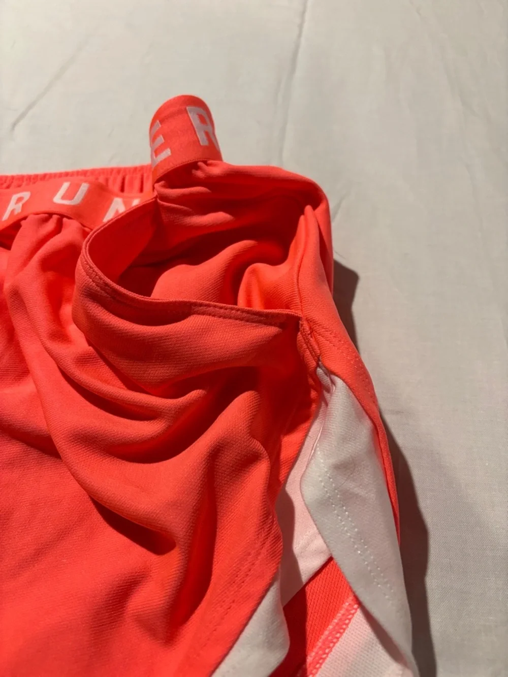 Under Armour Coral Athletic Shorts with Branded Waistband - Picture 5 of 5